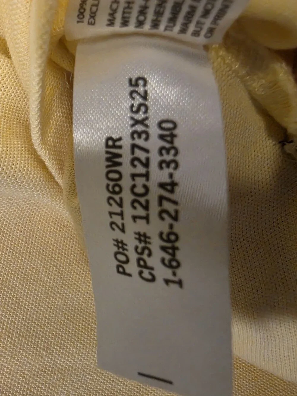 U.S. Polo Assn. Yellow Polo Shirt Boys Size S (6-7)